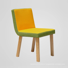 Colorful Fabric Wooden Dining Chairs with New Design